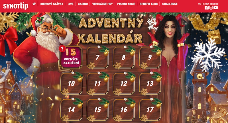 Ako funguje Synottip adventný kalendár