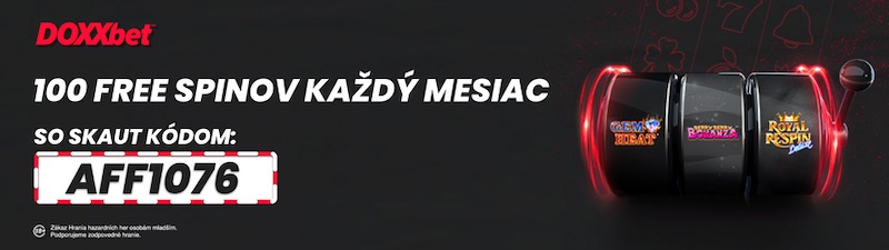 Doxxbet free spiny každý mesiac