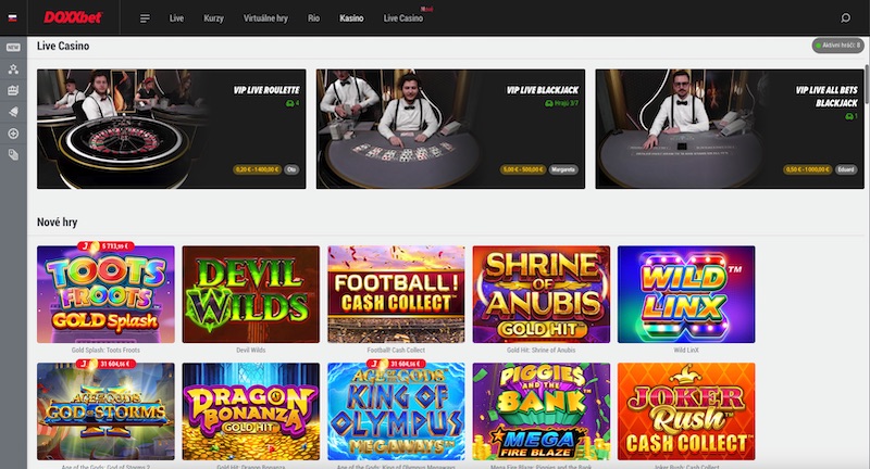 Doxxbet casino online hry