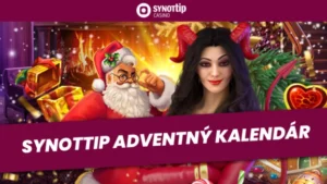 Synottip adventný kalendár – Získajte vianočné bonusy v casine