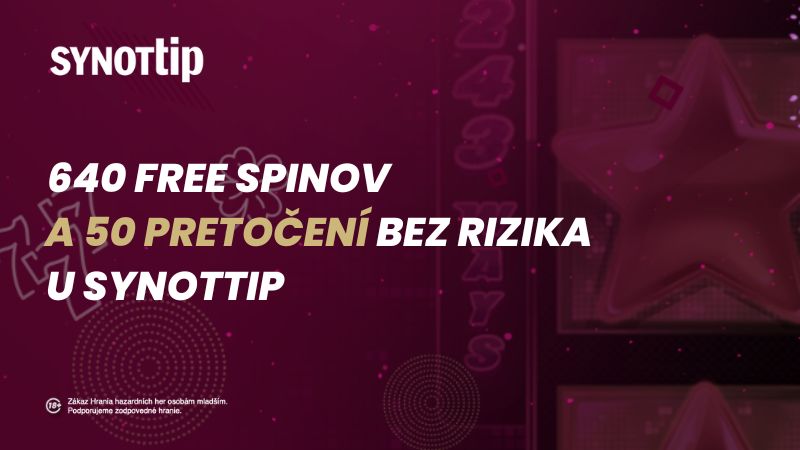 Synottip free spiny za registráciu