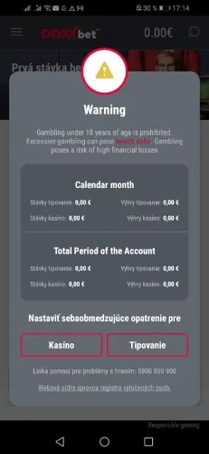 Nastavte herné limity