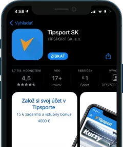 Stiahnute Tipsport aplikácie cez iOS