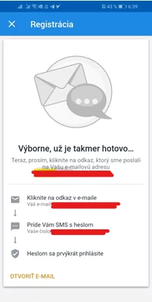 Overte e-mail a SMS