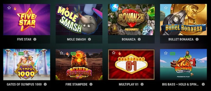 Niké casino - populárne výherné automaty
