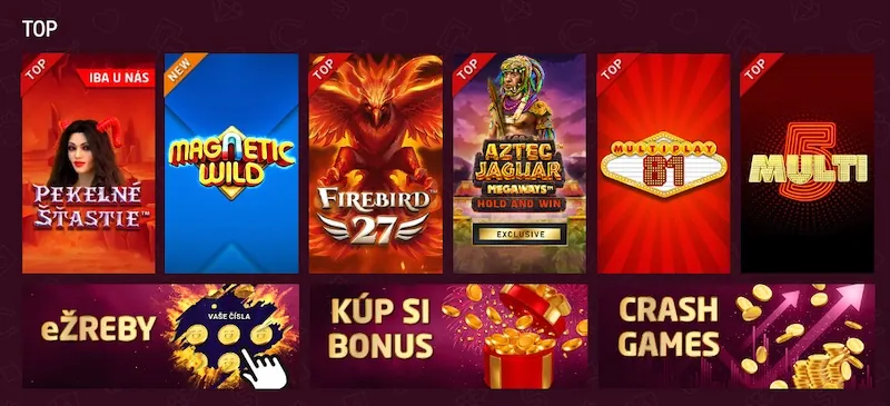 Synottip casino - populárne výherné automaty
