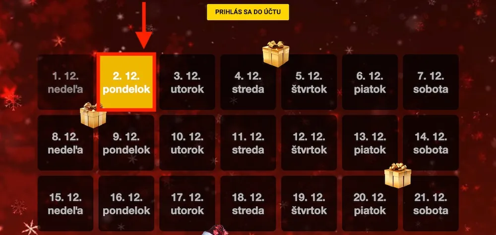 Ako sa zúčastnit Fortuna adventného kalendára