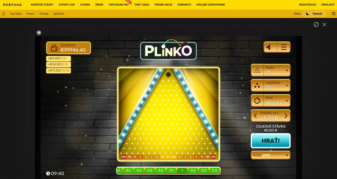 Fortuna Casino Plinko