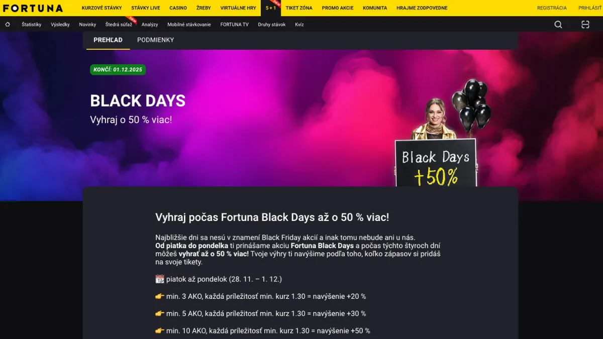Fortuna Black Friday