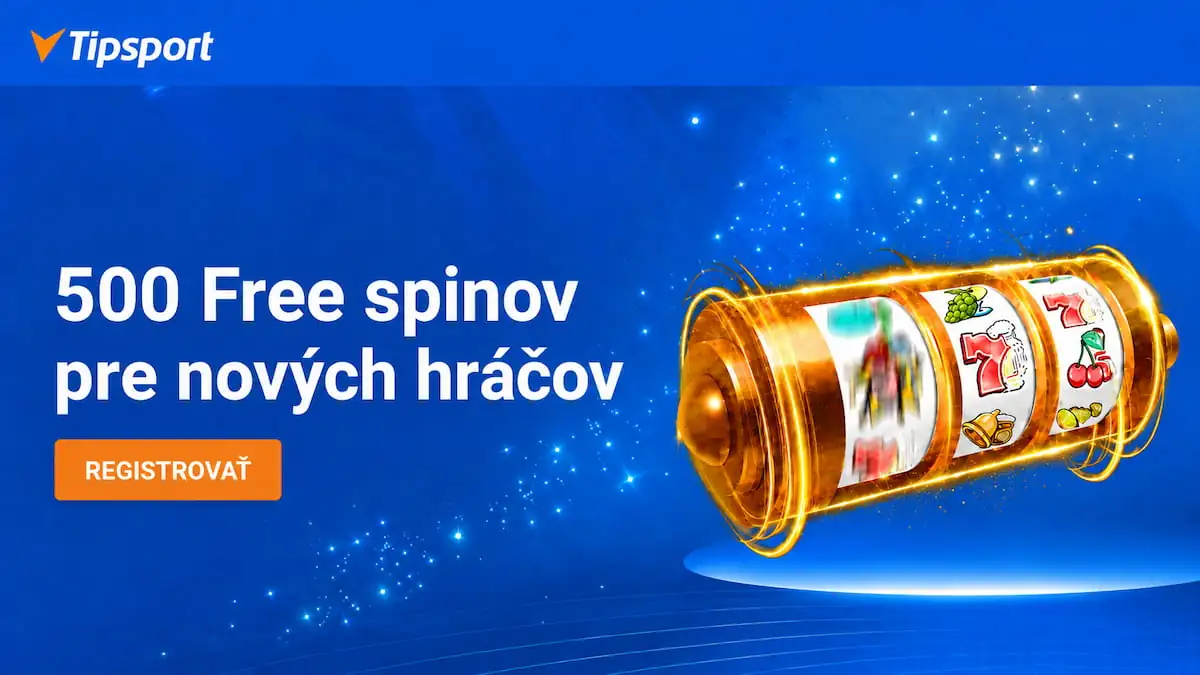 Tipsport free spiny za registráciu